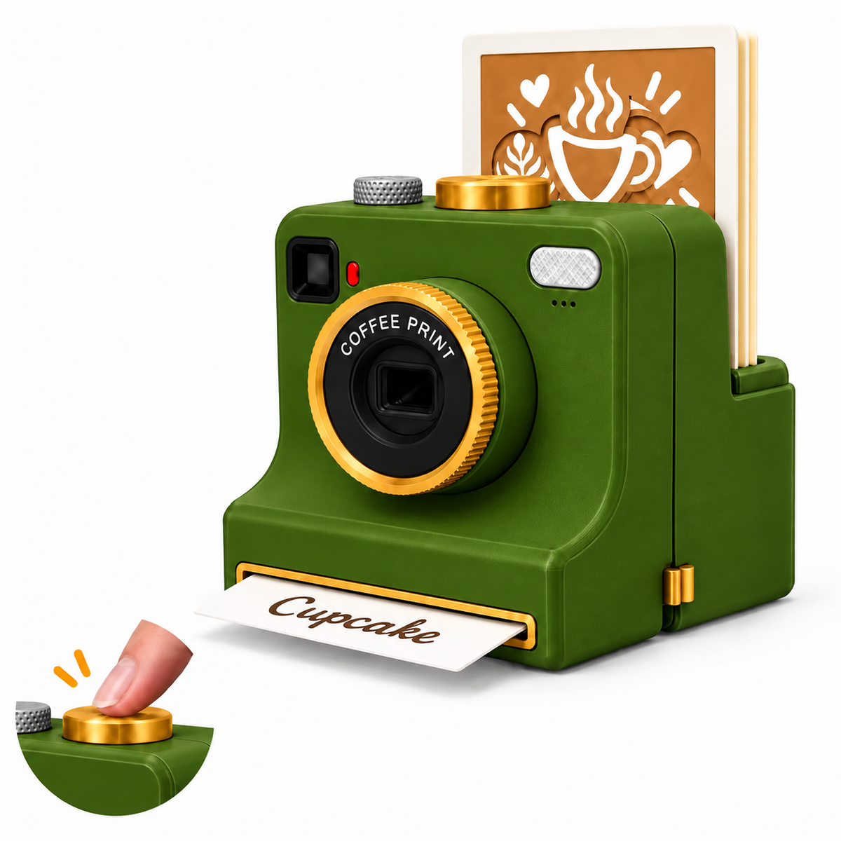 Green coffee camera